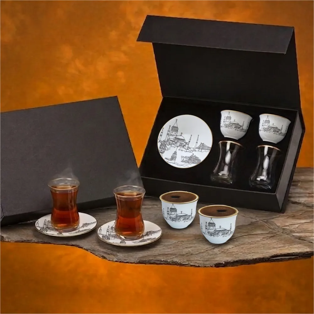Klasik İstanbul Mırra + Çay Seti