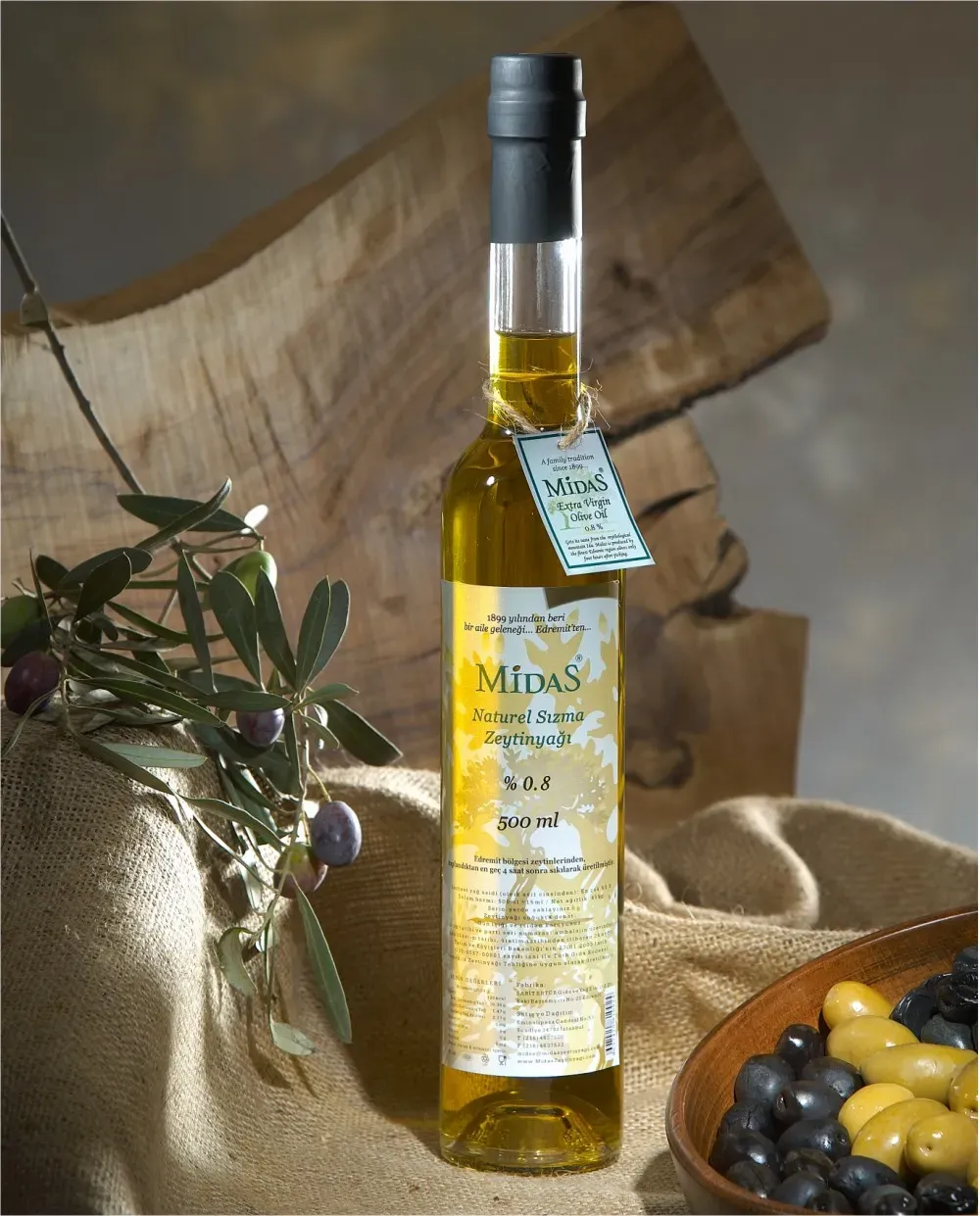 Midas Natürel Sızma Zeytinyağı 500ml