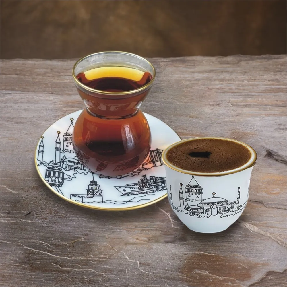Klasik İstanbul Mırra + Çay Seti