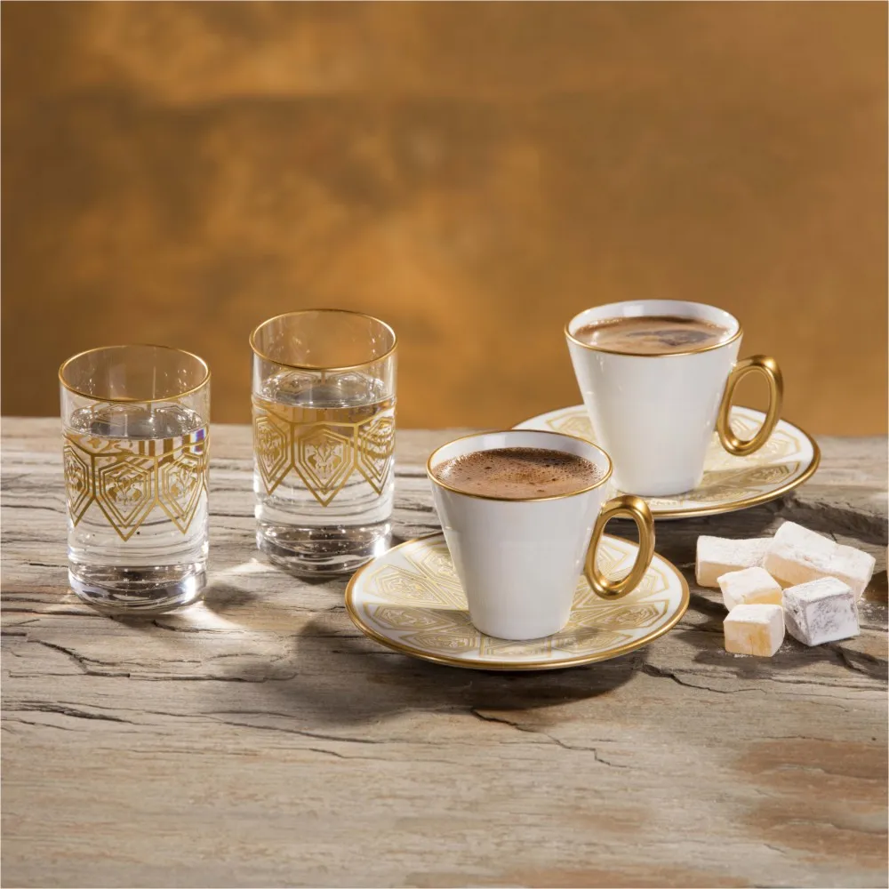 Selçuklu Kahve Seti ´Gold´